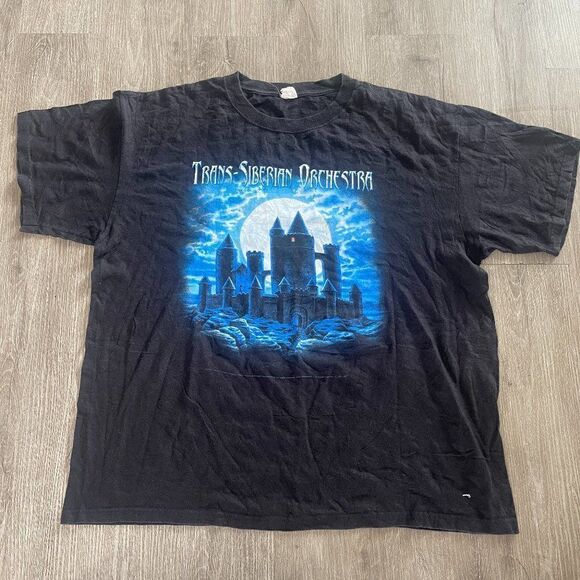 Vintage Trans-Siberian Orchestra Winter Tour 2009-2010 Graphic Tee Mes Size XL - Picture 1 of 3